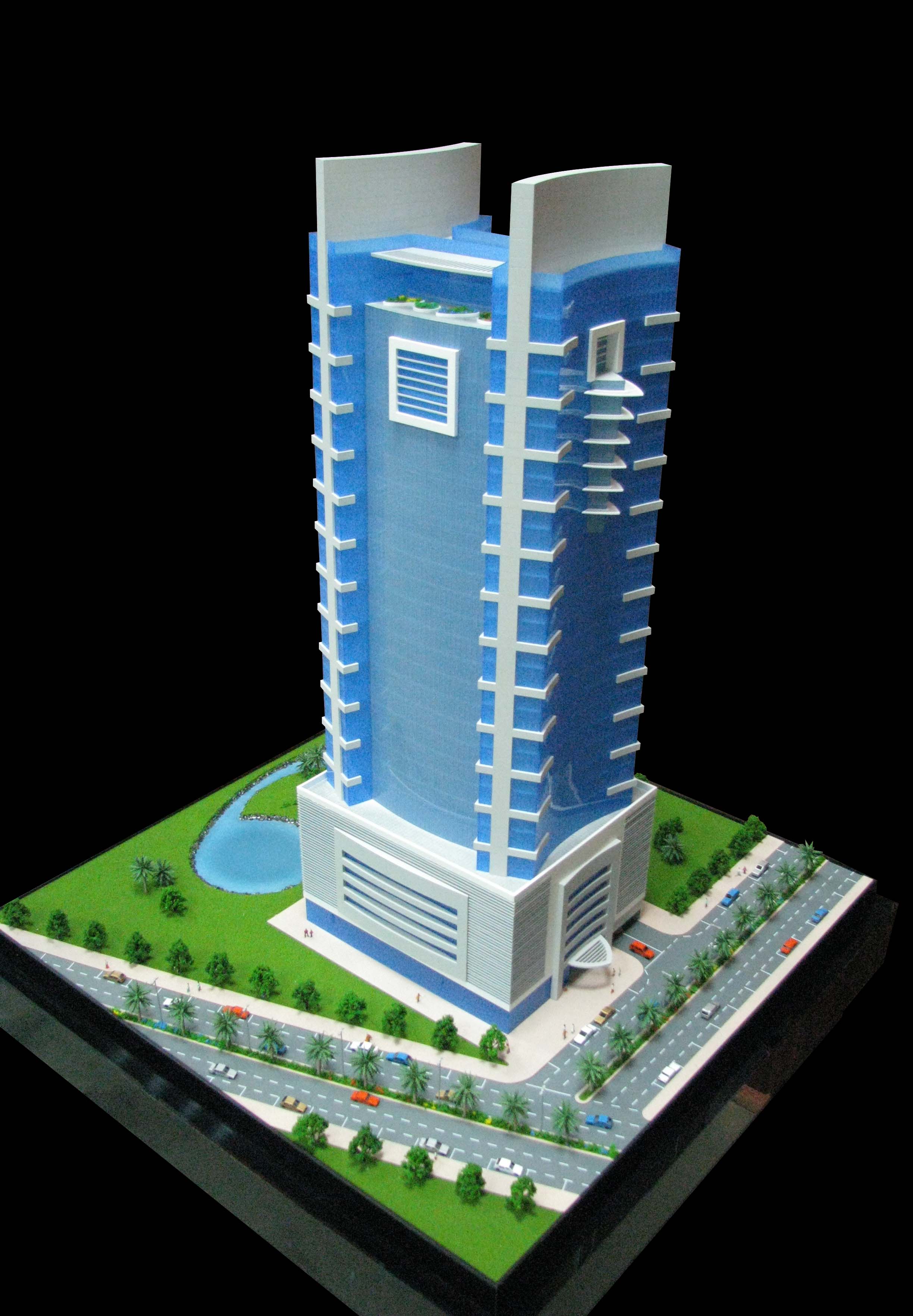 Scale Model - Architectural - Towers - Key Biz Tower - UAE